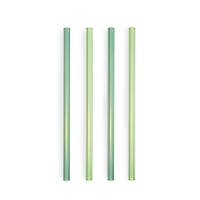 Green Glass Straws by Twine