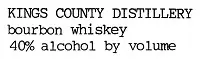Kings County Bourbon 750ml