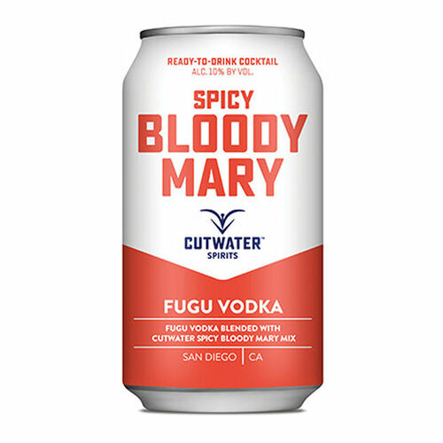 Cutwater Spirits Fugu Vodka Spicy Bloody Mary ReadyToDrink 4Pack