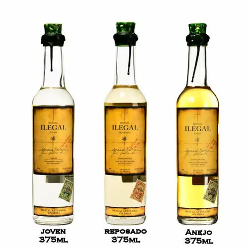 Ilegal Mezcal Joven/Reposado/Anejo Combo Pack 3-375ml Bottles