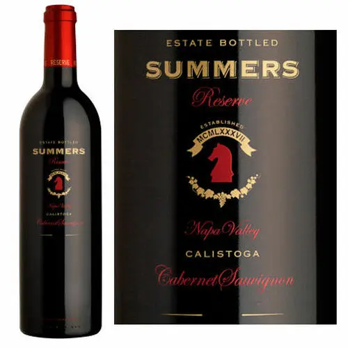 Summers Estate Reserve Napa Cabernet 2016 Rated 93WS