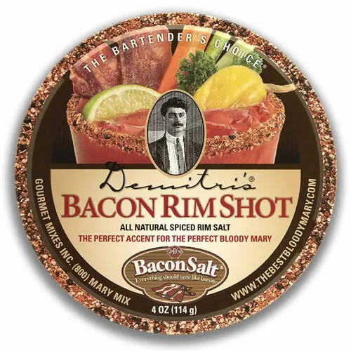 Demitri's Bacon RimShot Spiced Rim Salt 4oz