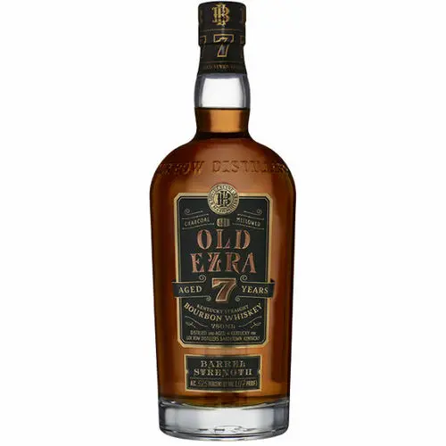Old Ezra 7 Year Old Barrel Strength Kentucky Straight Bourbon Whiskey 750ml