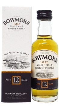 Bowmore - Islay Single Malt Miniature 12 year old Whisky 5CL