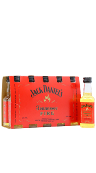 Jack Daniel's - Tennessee Fire Miniatures 10 x 5cl Whiskey Liqueur