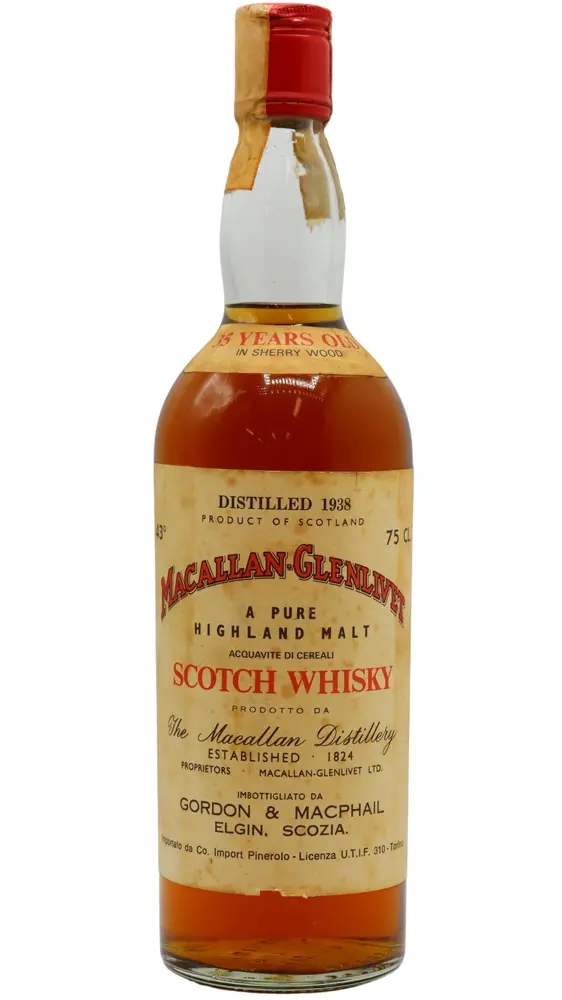 Macallan - Pure Highland Malt Scotch 1938 35 year old Whisky 75CL