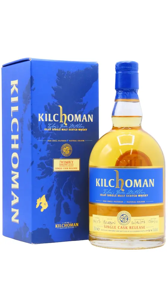 Kilchoman - The Whisky Show 2010 Single Cask #154 2007 3 year old Whisky 70CL