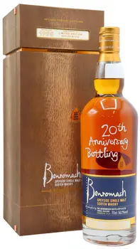 Benromach - 20th Anniversary Single Malt Scotch 1998 20 year old Whisky