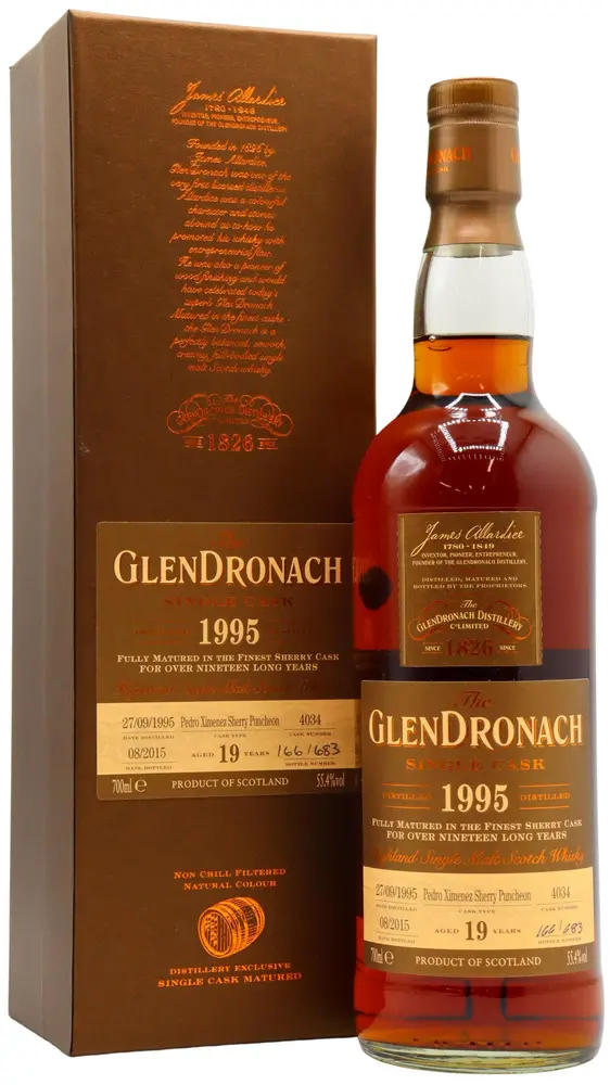 Glendronach - Single Cask #4034 (Batch 12) 1995 19 year old Whisky