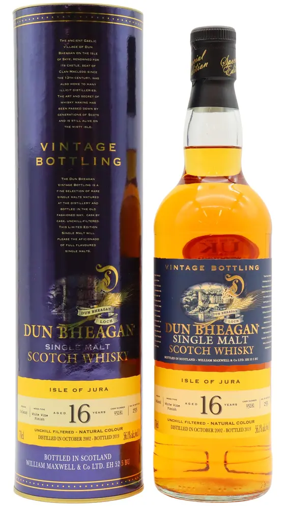 Jura - Dun Bheagan Single Cask #95181 2002 16 year old Whisky