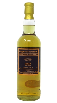 Glen Moray - Copper Monument Single Cask #6359 2007 10 year old Whisky 70CL