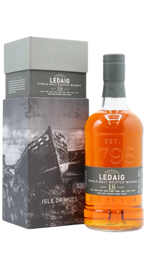 Ledaig - Single Malt Scotch 18 year old Whisky 70CL