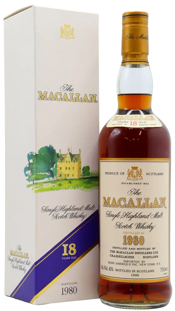 Macallan - 1998 Release Sherry Oak Highland Single Malt Scotch 1980 18 year old Whisky (75cl)