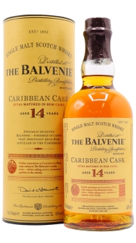 Balvenie - Caribbean Cask 14 year old Whisky 70CL