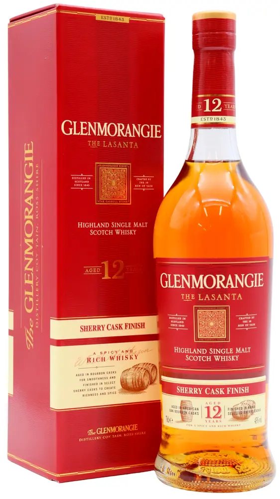 Glenmorangie - Lasanta Sherry Cask Finish 12 year old Whisky (Old Bottling)