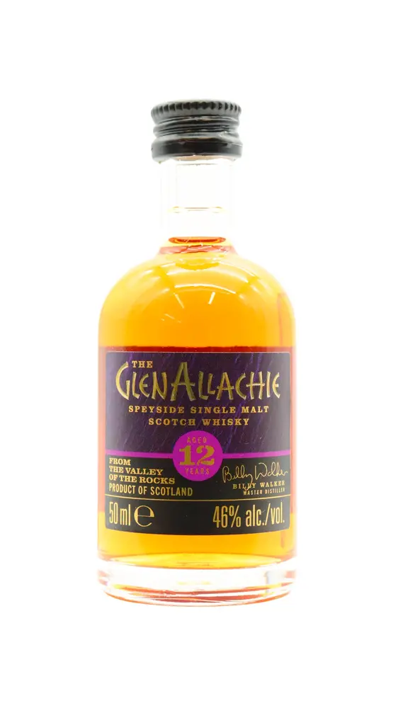 GlenAllachie - Single Malt Scotch 12 year old Whisky Miniature 5CL