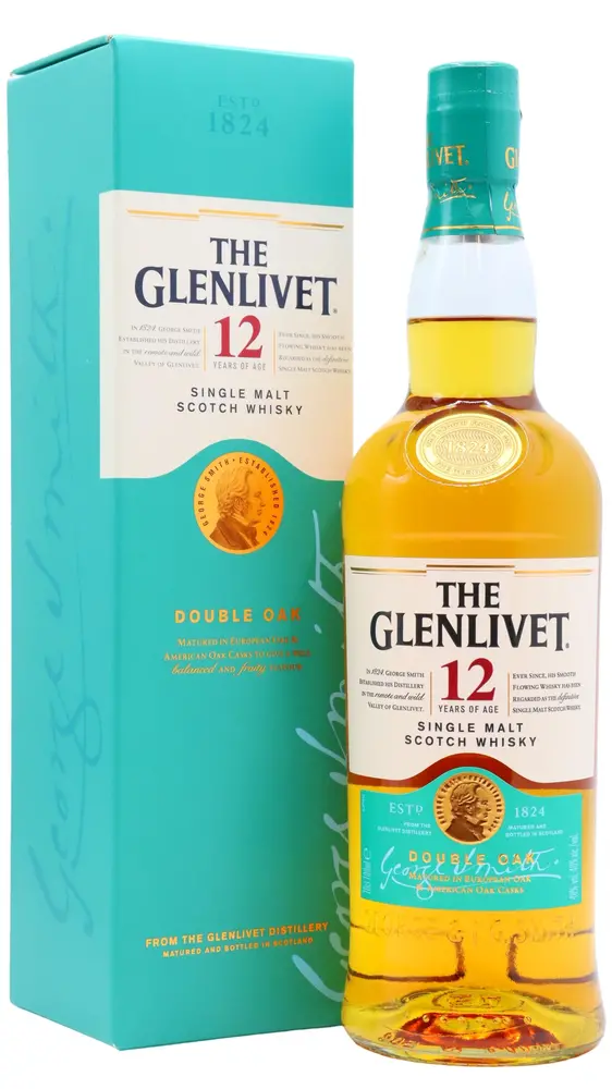 Glenlivet - Speyside Single Malt Scotch 12 year old Whisky