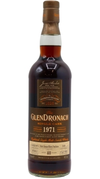 GlenDronach - Single Cask #1436 (Batch 4) (Unboxed) 1971 40 year old Whisky 70CL