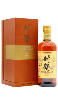 Nikka Taketsuru - Pure Malt Japanese 21 year old Whisky (Wooden Box) 70CL
