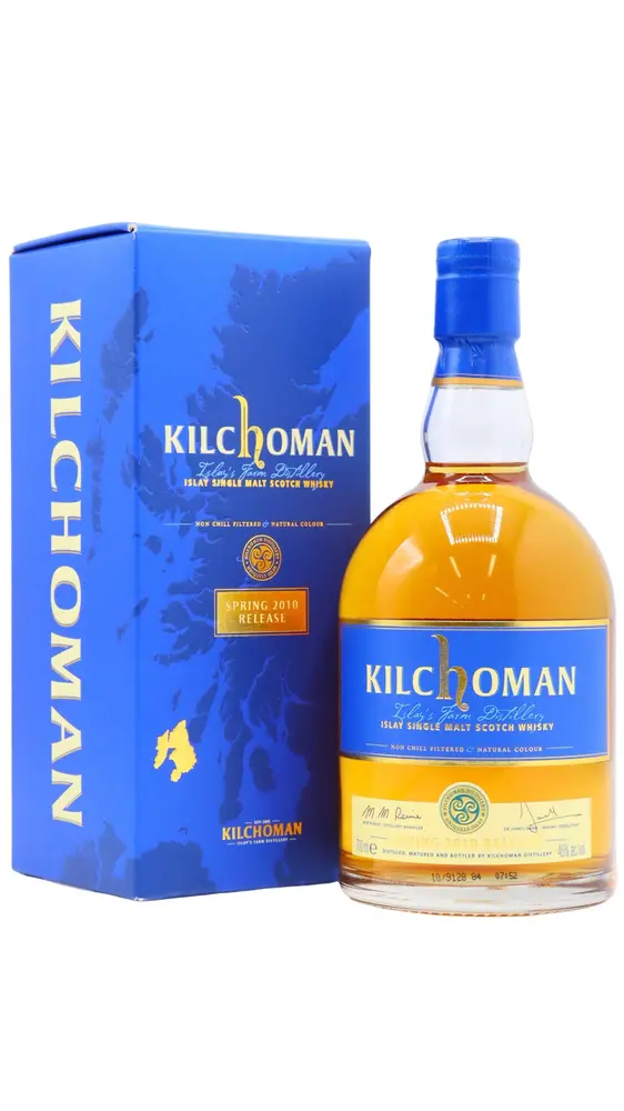 Kilchoman - Spring 2010 Islay Single Malt Scotch 2007 3 year old Whisky 70CL