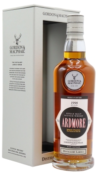 Ardmore - Distillery Labels 1998 20 year old Whisky 70CL