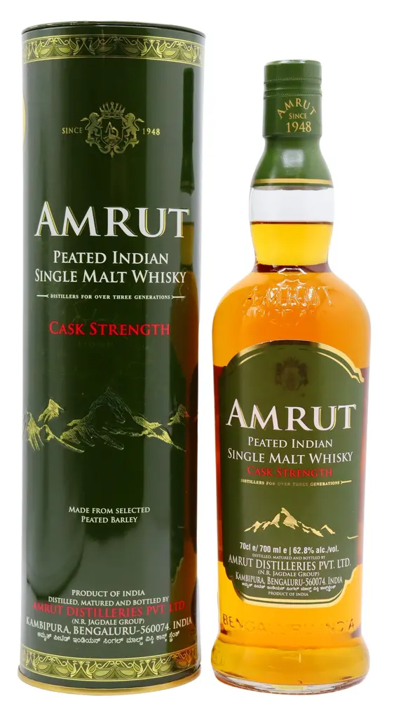 Amrut - Peated Cask Strength Indian Single Malt Whisky 70CL
