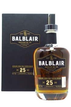 Balblair - 2020 Release Single Malt 25 year old Whisky 70CL