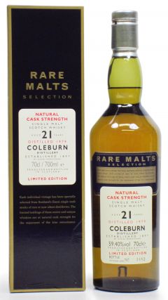 Coleburn (silent) - Rare Malts - 1979 21 year old Whisky 70CL