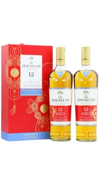 Macallan - Triple Cask - Chinese Lunar Year Of The Rat 2020 Twin Pack 12 year old Whisky