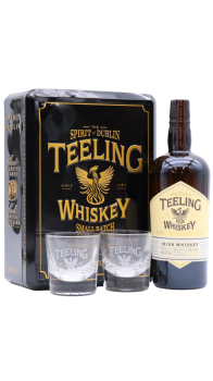 Teeling - Small Batch Rum Cask Glass Pack Whiskey 70CL