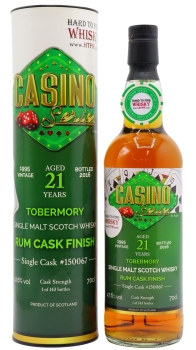 Tobermory - Casino Series - Rum Cask # Poker 1995 21 year old Whisky 70CL