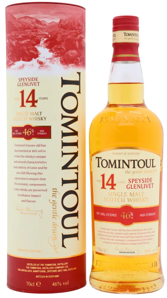 Tomintoul - 14 year old Speyside Single Malt Scotch Whisky 70cl 46% ABV