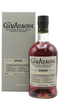 GlenAllachie - Single Cask #1867 - Port Cask 2008 12 year old Whisky 70CL