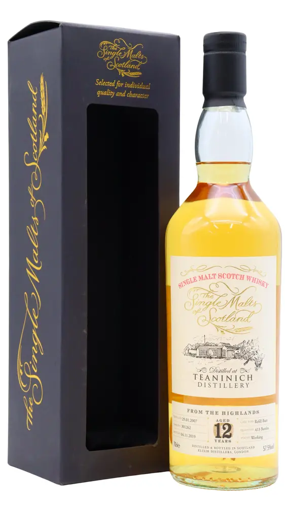 Teaninich - The Single Malts Of Scotland Single Cask #301262 2007 12 year old Whisky