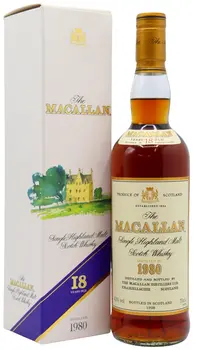 Macallan - 1998 Release Sherry Oak Highland Single Malt Scotch 1980 18 year old Whisky