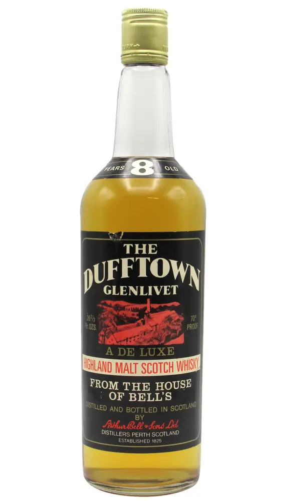 Dufftown - Highland Malt Scotch 8 year old Whisky (1970's Bottling)