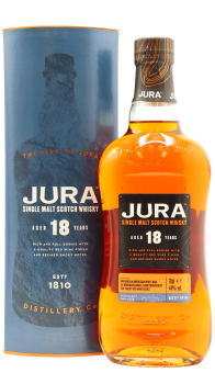 Jura - Single Malt Scotch 18 year old Whisky 70CL
