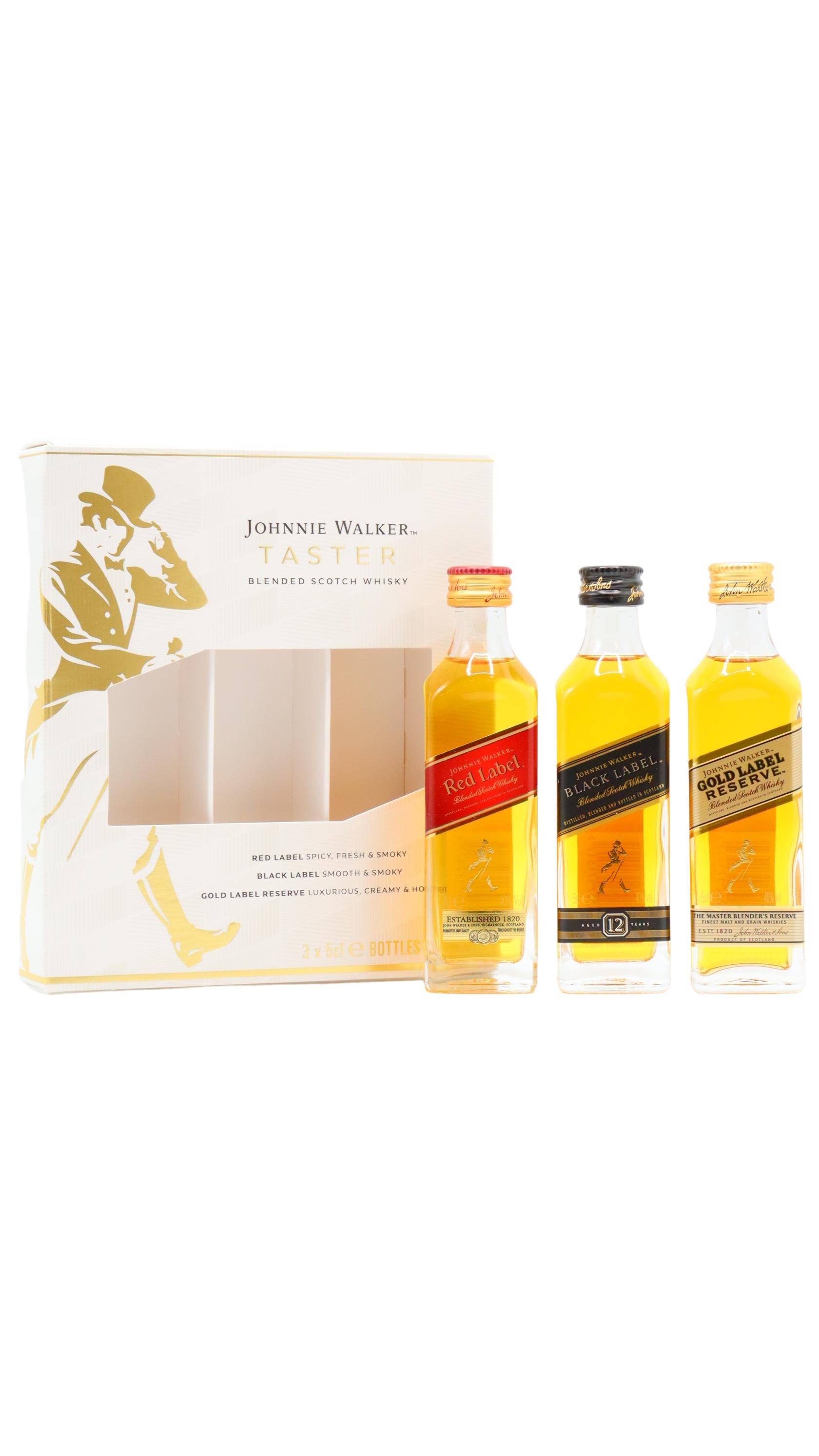 rechtbank Vervreemding Doe een poging Johnnie Walker - Miniature Gift Pack 3 x 5cl Whisky | Bourbon Liquor Store