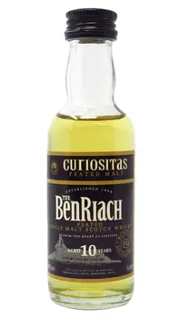 Benriach - Curiositas Peated Single Malt 10 year old Whisky Miniature 5CL