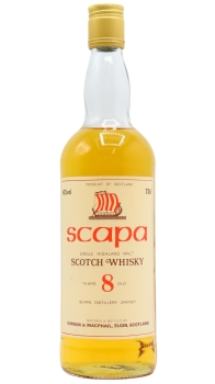 Scapa - Highland Single Malt (old bottling) 8 year old Whisky 75CL