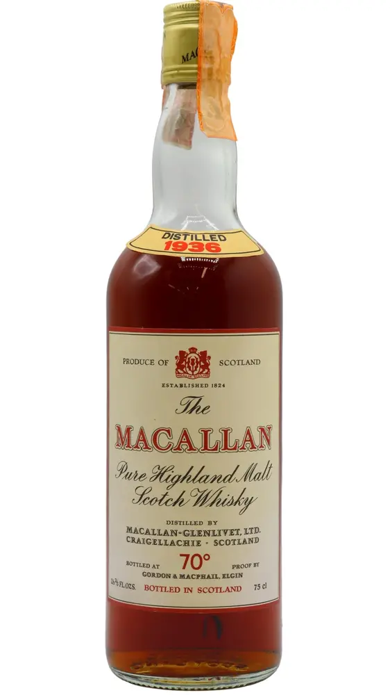 Macallan - Pure Highland Malt Scotch 1936 Whisky