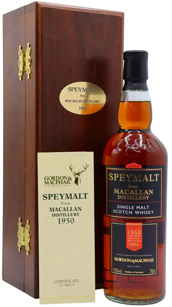 Macallan - Speymalt Single Malt Scotch 1950 55 year old Whisky