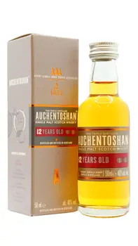 Auchentoshan - Lowland Single Malt Scotch 12 year old Whisky Miniature 5CL
