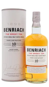 Benriach - The Smoky Ten Speyside Single Malt Scotch 10 year old Whisky 70CL