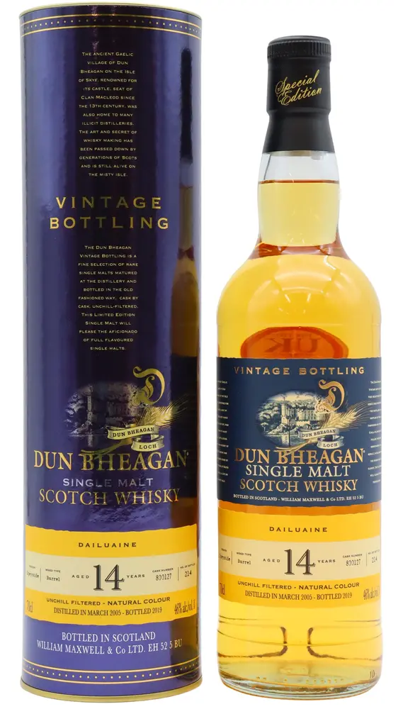 Dailuaine - Dun Bheagan Single Cask #800127 2005 14 year old Whisky