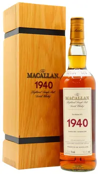 Macallan - Fine & Rare Single Malt Scotch 1940 35 year old Whisky 70CL