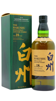 Hakushu - Japanese Single Malt 18 year old Whisky 70CL
