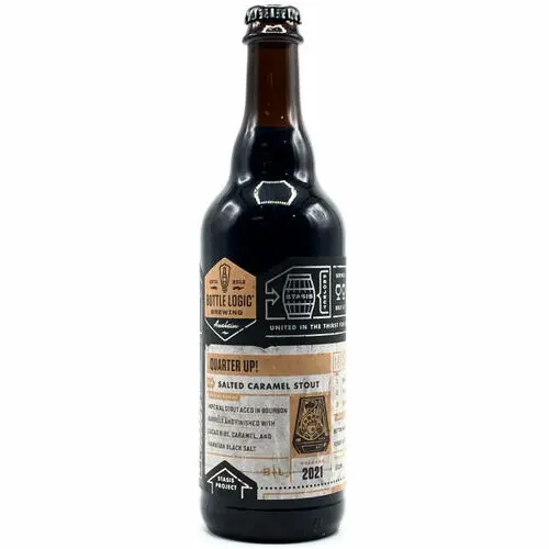 Bottle Logic Quarter Up! Barrel-Aged Salted Caramel Stout 2021 500ml