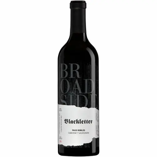 Broadside Blackletter Paso Robles Cabernet 2017 Rated 92VM