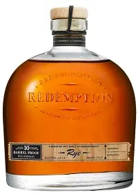 Redemption Rye Whiskey Barrel Proof 10 Year 750ml